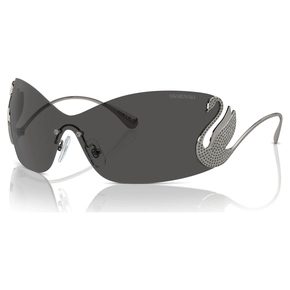 Sunglasses, Mask, Swan, SK7020, Grey by SWAROVSKI