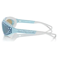 Sunglasses, Swimming shape, Blue by SWAROVSKI