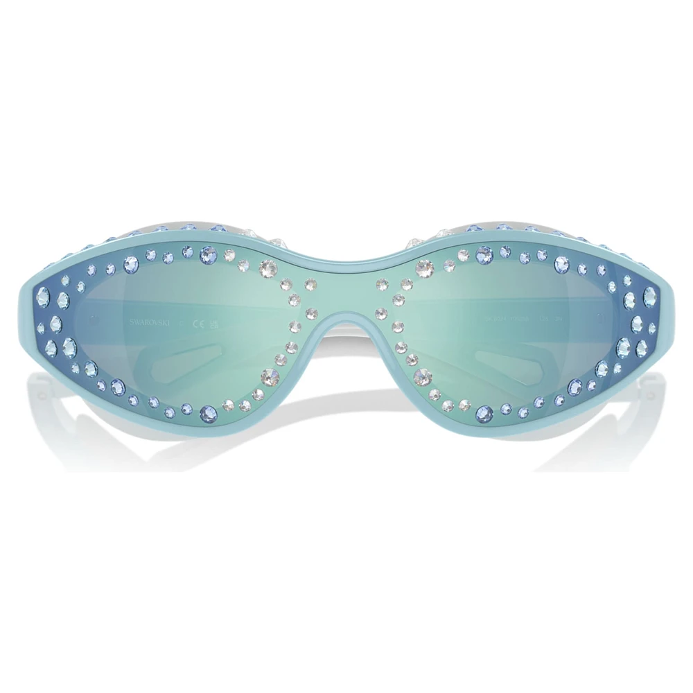 Sunglasses, Swimming shape, Blue by SWAROVSKI
