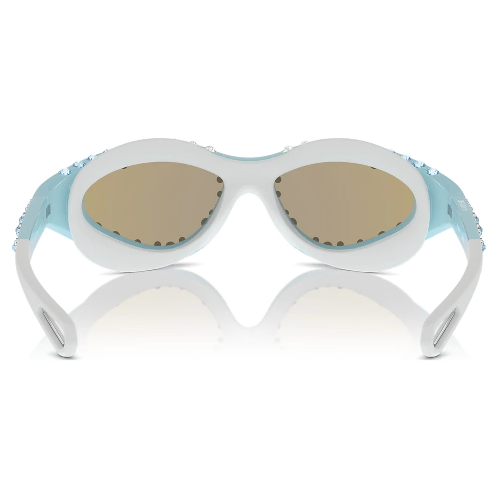 Sunglasses, Swimming shape, Blue by SWAROVSKI