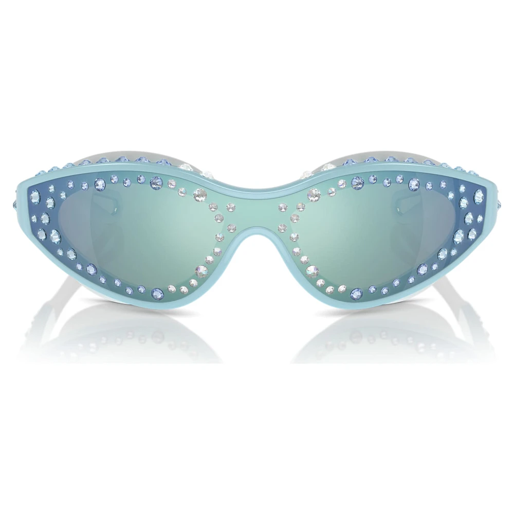 Sunglasses, Swimming shape, Blue by SWAROVSKI