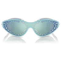 Sunglasses, Swimming shape, Blue by SWAROVSKI