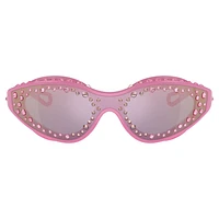 Sunglasses, Swimming shape, Pink by SWAROVSKI