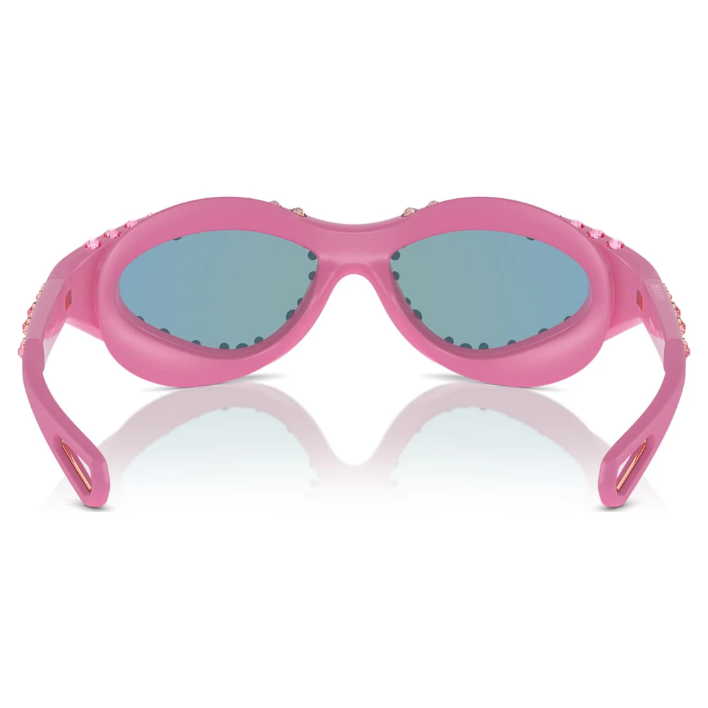 Sunglasses, Swimming shape, Pink by SWAROVSKI