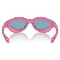 Sunglasses, Swimming shape, Pink by SWAROVSKI