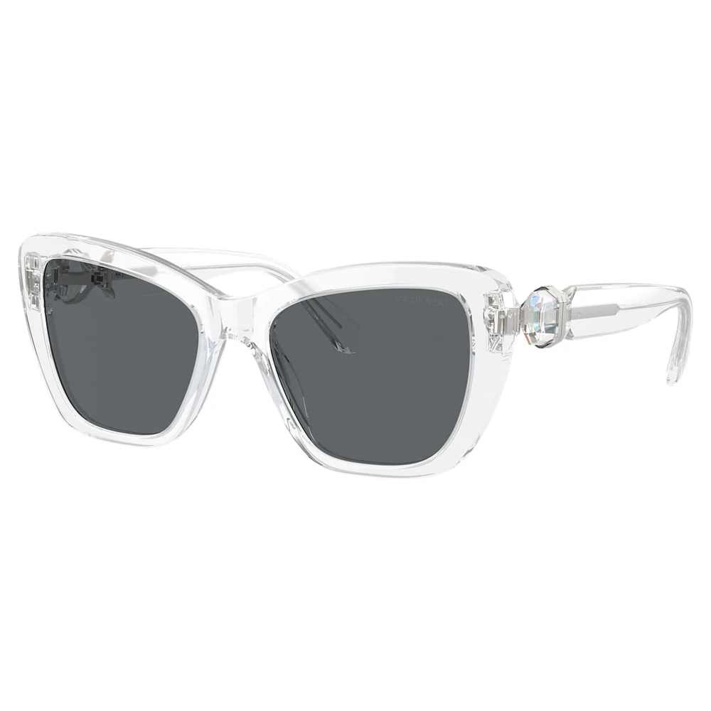 Sunglasses, Square shape, SK6018, White by SWAROVSKI