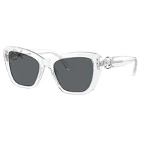 Sunglasses, Square shape, SK6018, White by SWAROVSKI