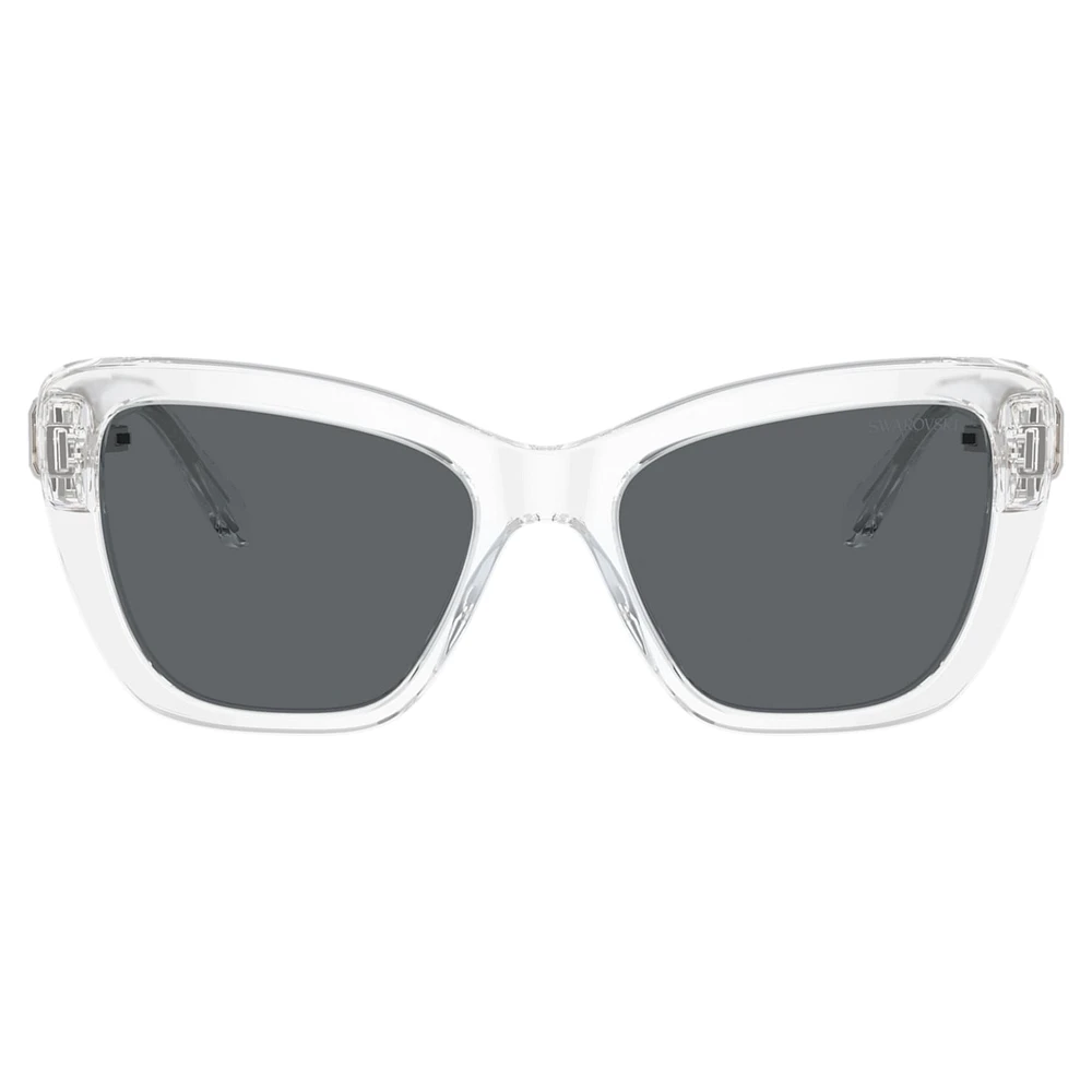 Sunglasses, Square shape, SK6018, White by SWAROVSKI