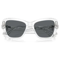 Sunglasses, Square shape, SK6018, White by SWAROVSKI