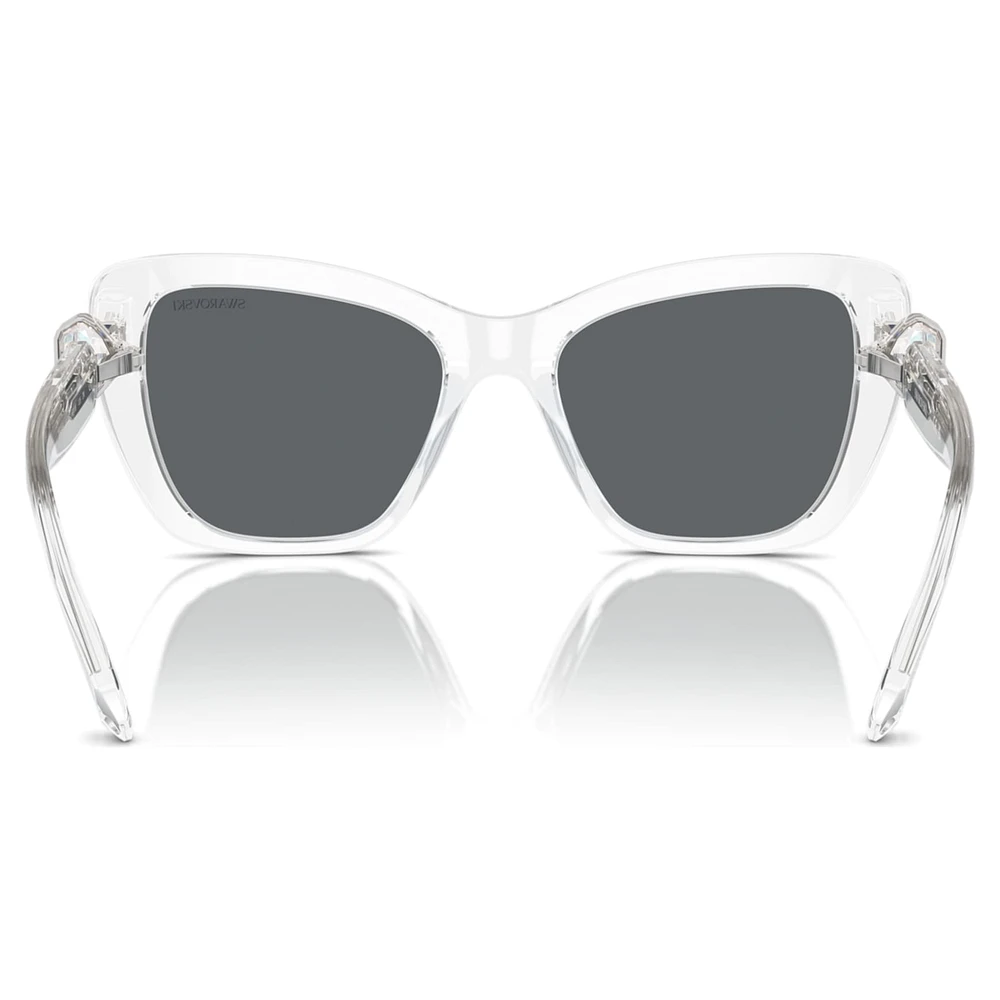 Sunglasses, Square shape, SK6018, White by SWAROVSKI