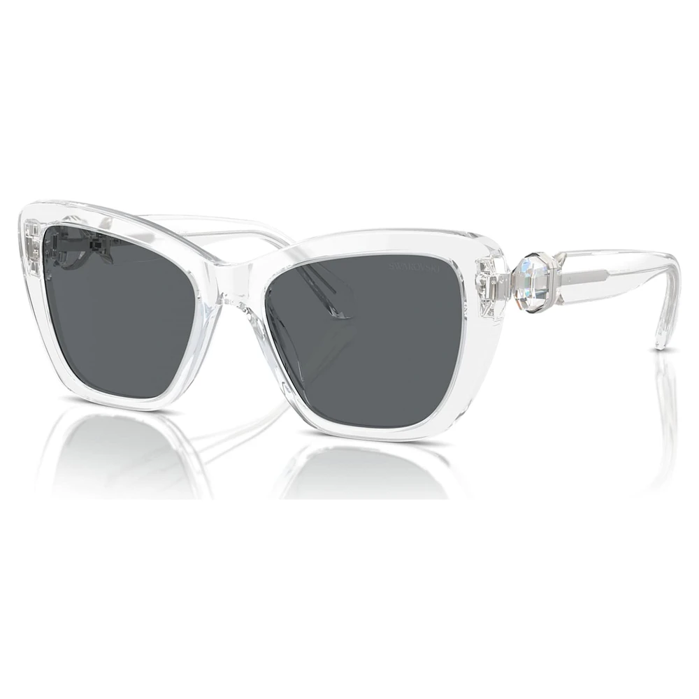 Sunglasses, Square shape, SK6018, White by SWAROVSKI