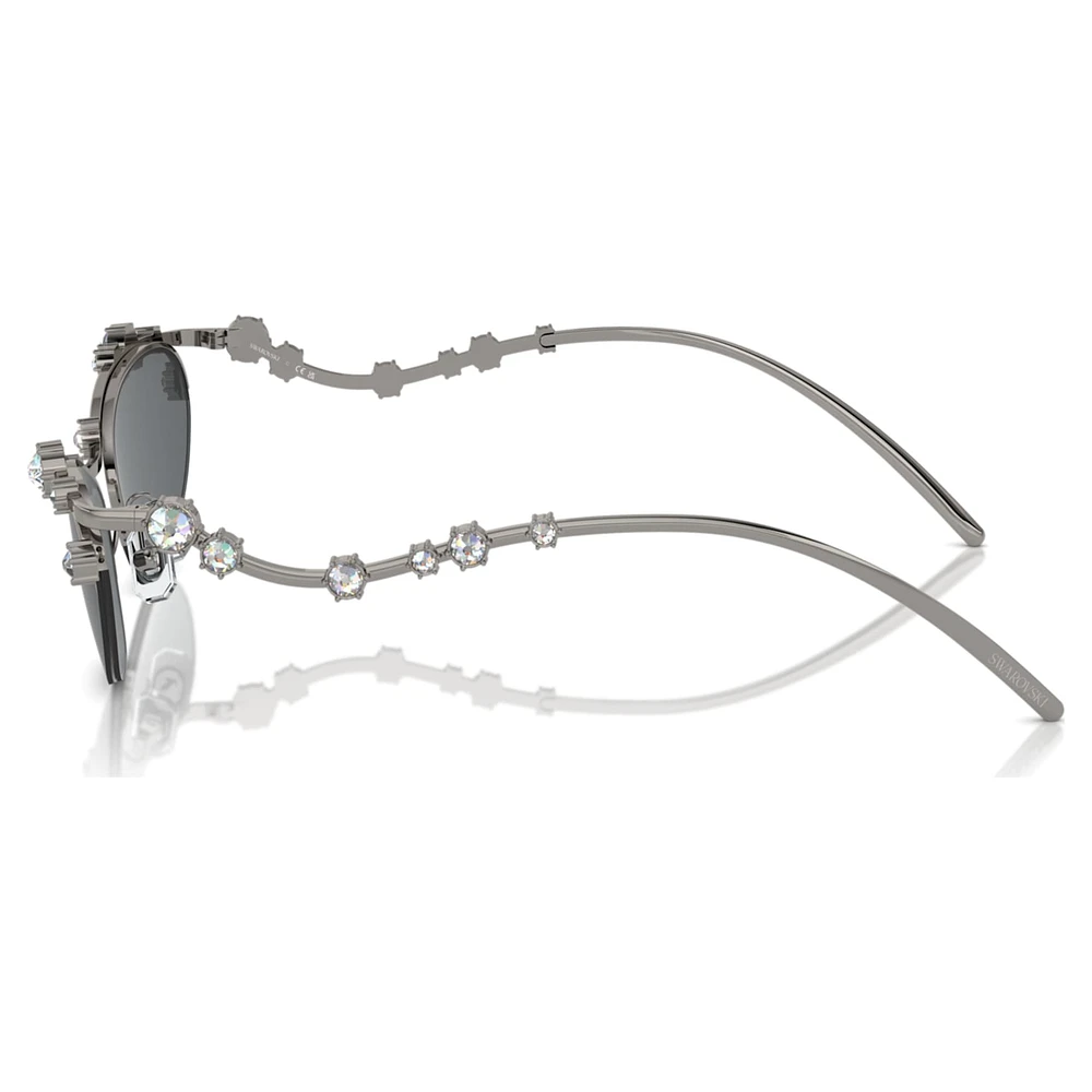Sunglasses, Cat-Eye shape, SKU001, Silver Tone by SWAROVSKI