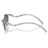 Sunglasses, Cat-Eye shape, SKU001, Silver Tone by SWAROVSKI