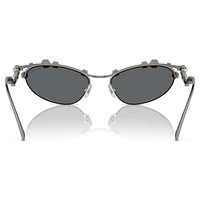 Sunglasses, Cat-Eye shape, SKU001, Silver Tone by SWAROVSKI