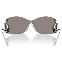 Sunglasses, Mask, Swan, SK7020, Silver Tone by SWAROVSKI