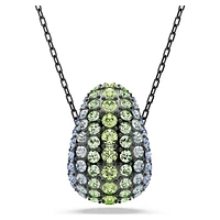 Sublima pendant, Round cut, Multicoloured, Ruthenium plated by SWAROVSKI