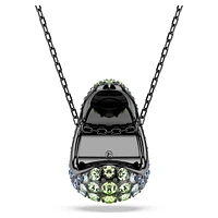 Sublima pendant, Round cut, Multicoloured, Ruthenium plated by SWAROVSKI