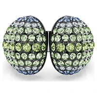 Sublima cocktail ring, Round cut, Multicoloured, Ruthenium plated by SWAROVSKI