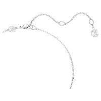 Constella pendant, Pavé, Round cut, White, Rhodium plated by SWAROVSKI