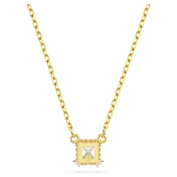 Stilla Attract pendant, Square cut, White