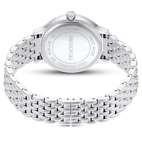 Imber watch, Swiss Made, Metal bracelet, Silver tone, Stainless Steel by SWAROVSKI