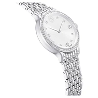 Imber watch, Swiss Made, Metal bracelet, Silver tone, Stainless Steel by SWAROVSKI