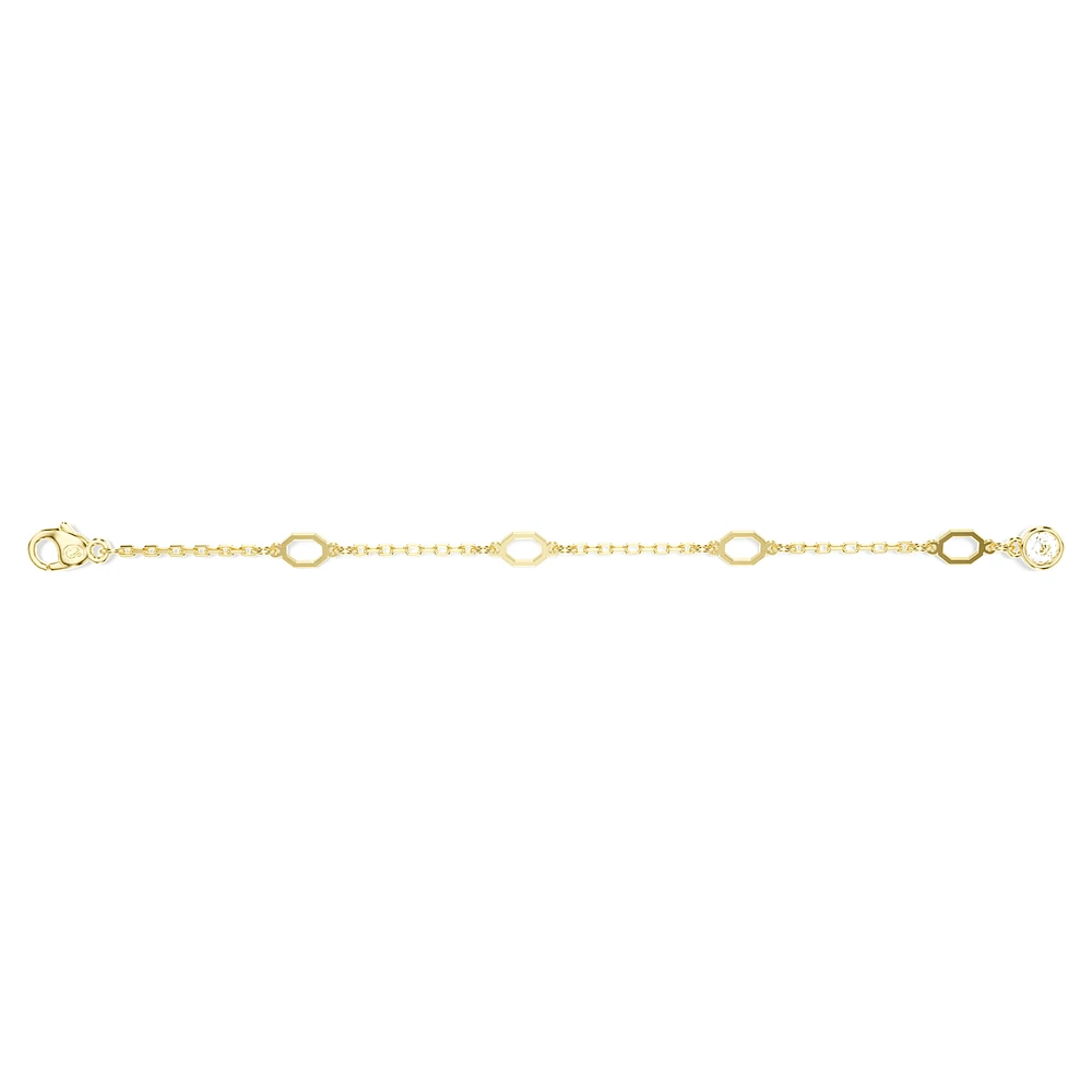Imber extender, White, Gold-tone plated by SWAROVSKI