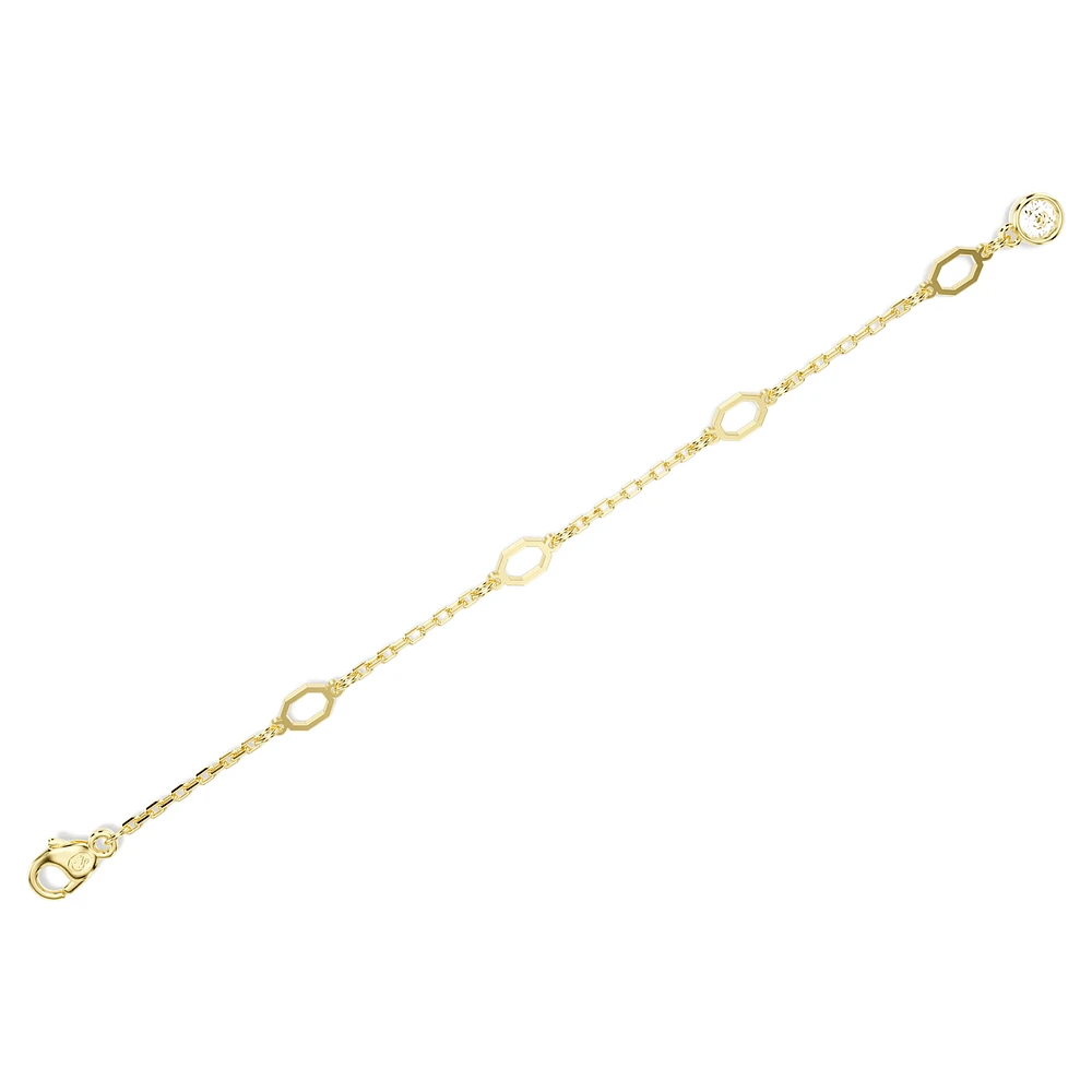 Imber extender, White, Gold-tone plated by SWAROVSKI