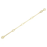 Imber extender, White, Gold-tone plated by SWAROVSKI
