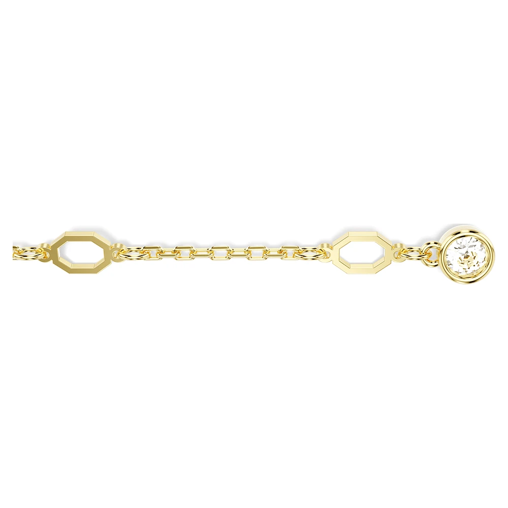 Imber extender, White, Gold-tone plated by SWAROVSKI