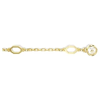 Imber extender, White, Gold-tone plated by SWAROVSKI