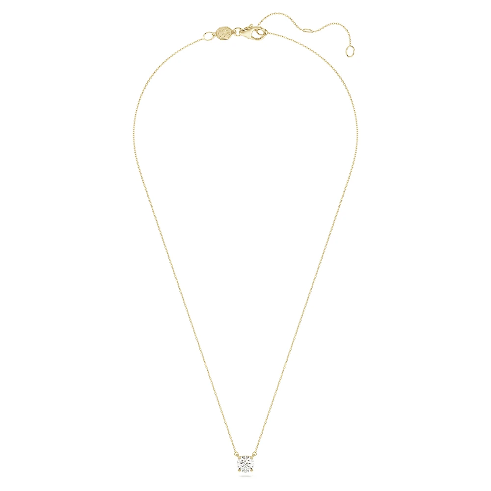 Eternity solitaire pendant, Lab-grown diamonds 1 ct tw, Round shape