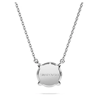 Eternity solitaire pendant, Lab-grown diamonds ct tw, Round shape