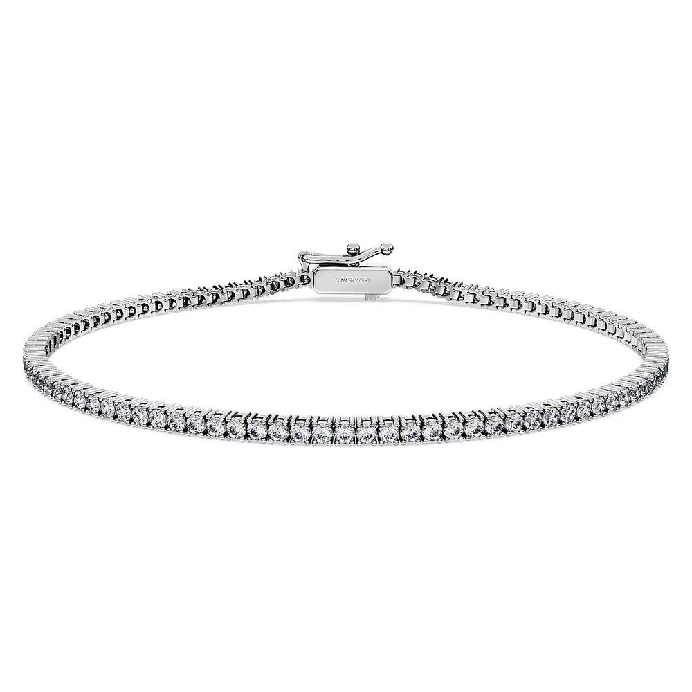 Eternity Tennis bracelet, Lab-grown diamonds ct tw, Round shape