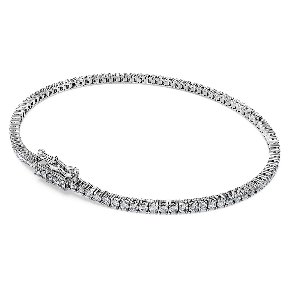 Eternity Tennis bracelet, Lab-grown diamonds ct tw, Round shape
