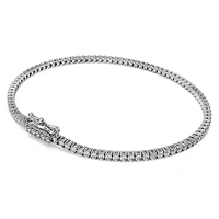 Eternity Tennis bracelet, Lab-grown diamonds ct tw, Round shape