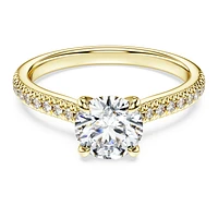 Eternity solitaire ring, Lab-grown diamonds ct tw, Round shape