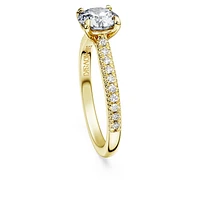 Eternity solitaire ring, Lab-grown diamonds ct tw, Round shape
