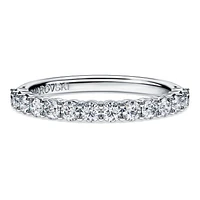 Eternity band ring, Lab-grown diamonds ct tw, Round shape