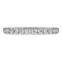 Eternity band ring, Lab-grown diamonds ct tw, Round shape