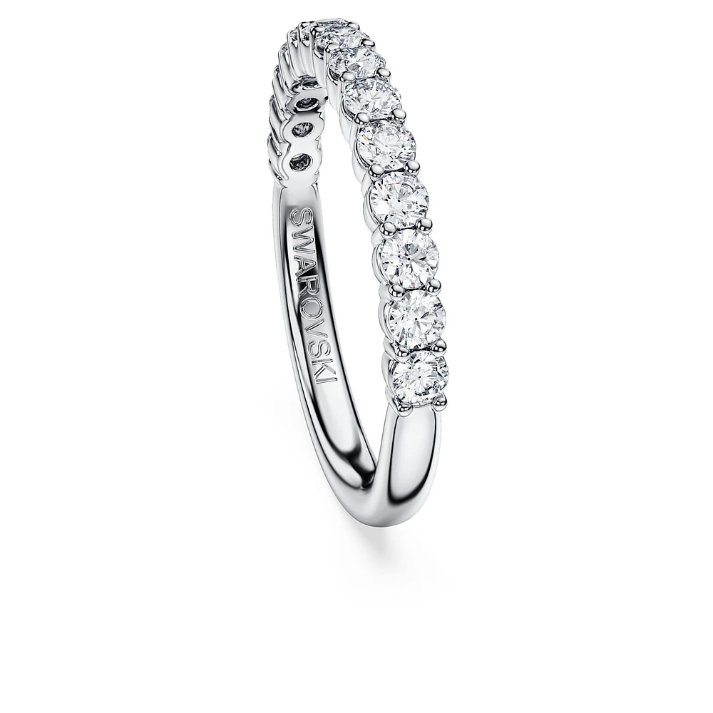 Eternity band ring, Lab-grown diamonds 0.5 ct tw, Round shape, 14K white gold by SWAROVSKI