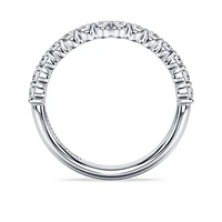 Eternity band ring, Lab-grown diamonds ct tw, Round shape