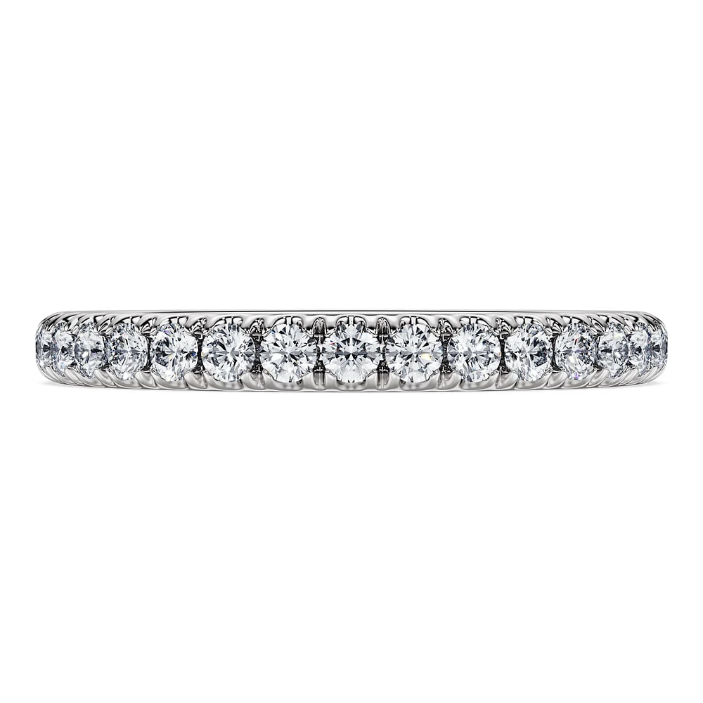 Eternity band ring, Lab-grown diamonds ct tw, Round shape