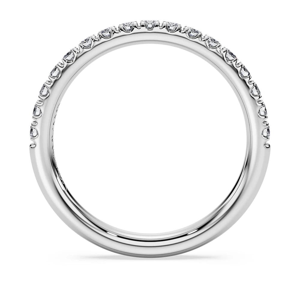 Eternity band ring, Lab-grown diamonds ct tw, Round shape