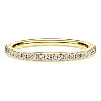 Eternity band ring, Lab-grown diamonds ct tw, Round shape