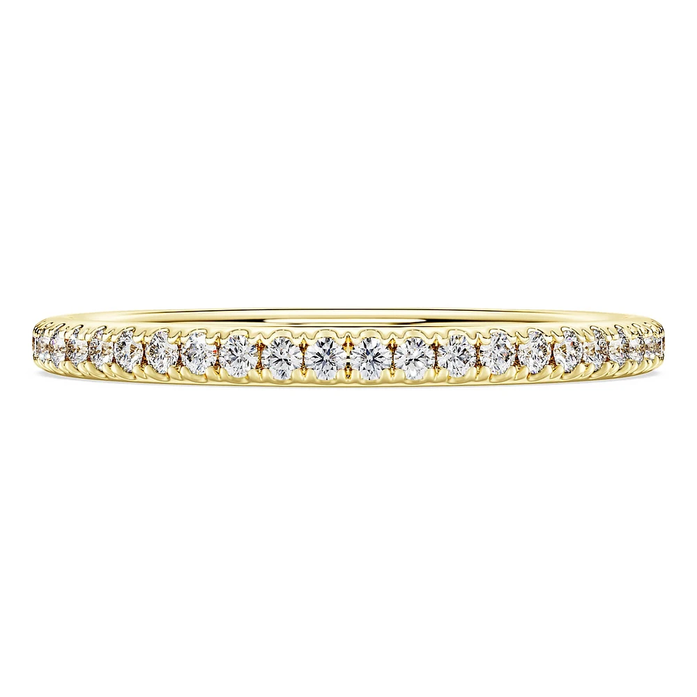 Eternity band ring, Lab-grown diamonds ct tw, Round shape
