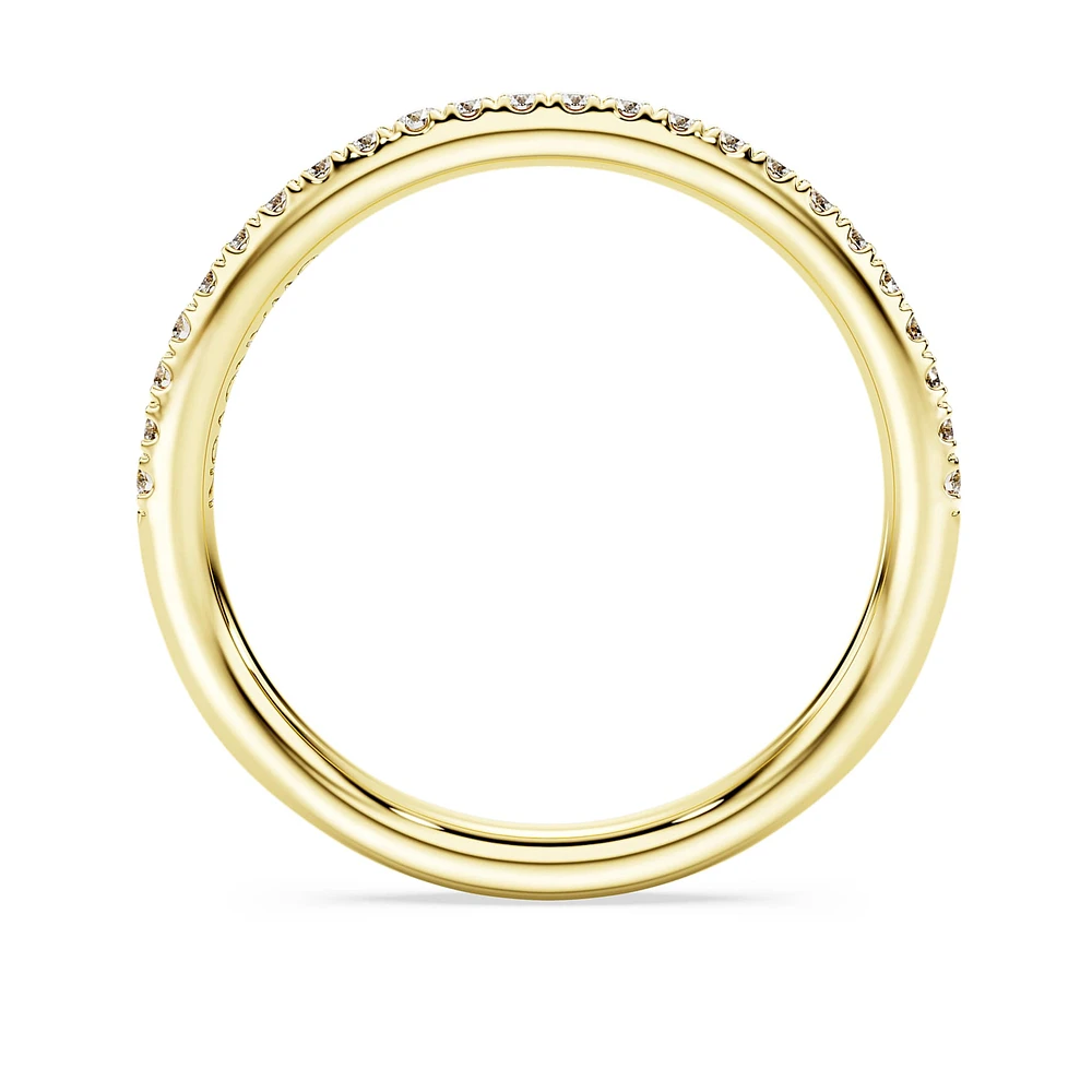 Eternity band ring, Lab-grown diamonds ct tw, Round shape