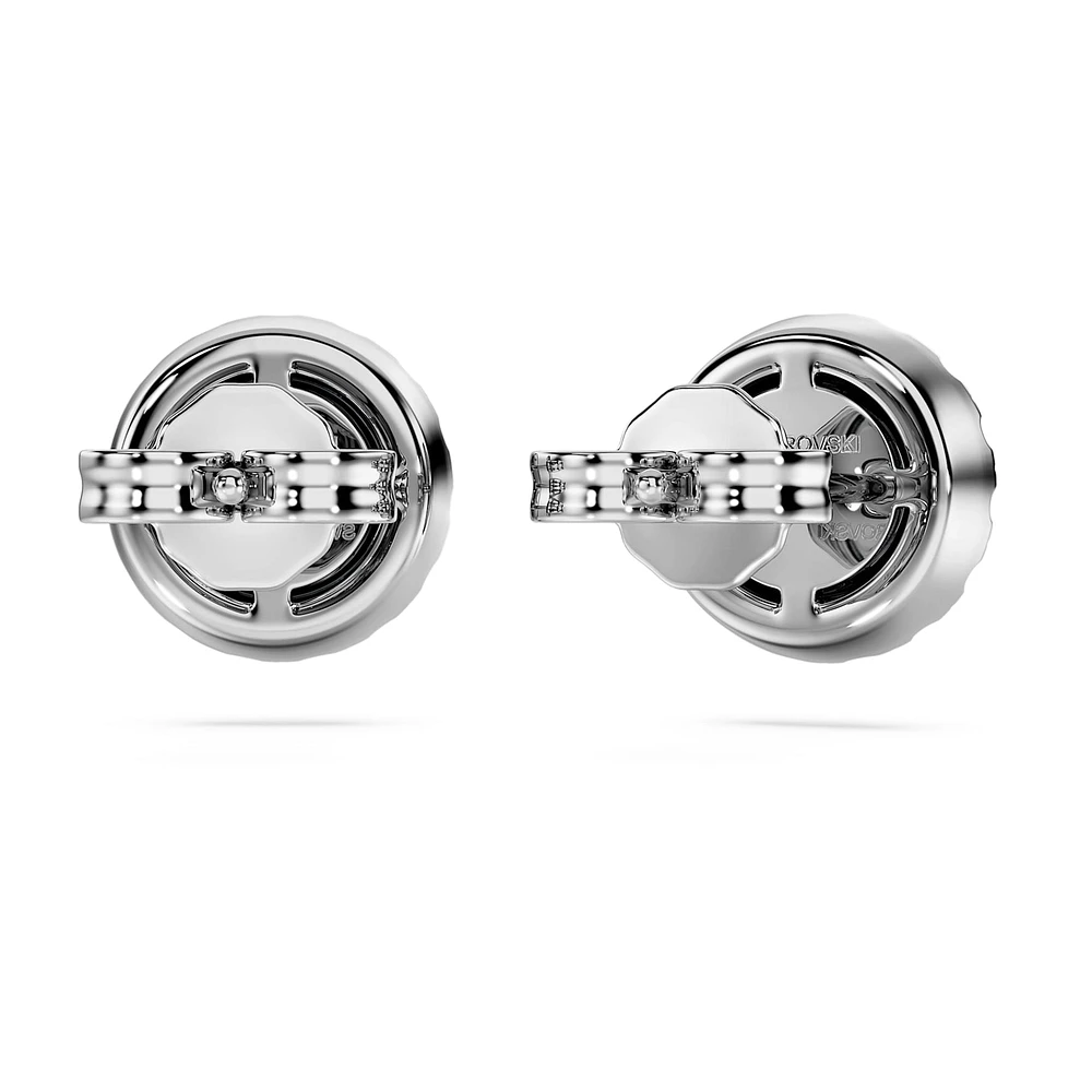 Eternity halo stud earrings, Lab-grown diamonds ct tw, Round shape