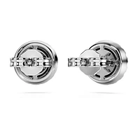 Eternity halo stud earrings, Lab-grown diamonds ct tw, Round shape