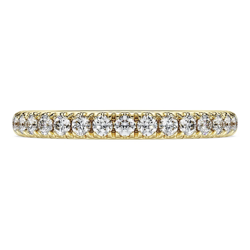 Eternity band ring, Lab-grown diamonds ct tw, Round shape